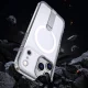 Hybrid Armor X Case for iPhone 17 Pro with Stand and MagSafe, Transparent