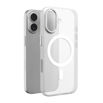Puro Lightfeel iPhone 17 Case with MagSafe, Clear/White