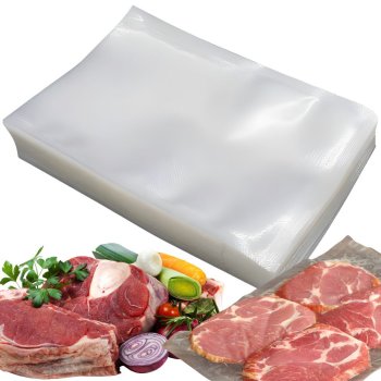 Embossed Vacuum Sealer Bags 28x40 cm for Food Storage 50 Pack