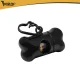 Purlov Hands-Free Dog Leash with Waist Belt for Running, Black/Yellow
