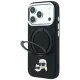 Karl Lagerfeld Case for iPhone 18 Pro / 17 Pro with Ring Stand 360 MagSafe, Black