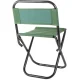 Folding Camping and Fishing Chair with Backrest, Green