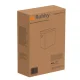 Ruhhy 24269 Dual Compartment Bamboo Laundry Basket, 100L