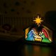 LED 3D Nativity Scene Lighted Christmas Decoration USB Powered