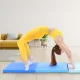 4FIZJO sulankstomas gimnastikos čiužinys 180x60x5 cm, mėlynas