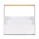 Ecotoys Montessori Kids Bookshelf, 2 Levels, White