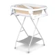 Foldable Baby Bathtub with Stand Nukido Nk-279, White/Beige