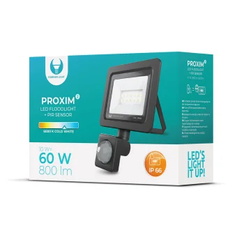 Forever Light Proxim II LED Floodlight with PIR Sensor 10W 6000K IP66