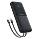 Baseus Lipow 10000mAh 22.5W Powerbank with Dual Built-in Cable with Display (with additional black Baseus Simple USB-A...