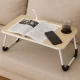 Folding Laptop Stand Tray 60x40 cm with Lamp and Fan ModernHome