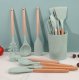 Virtuves piederumu komplekts 12 gabali, silikona virtuves piederumi, Piparmētra | Kitchen Utensils