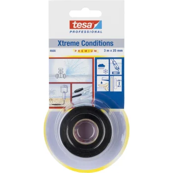 Silicone Sealing Tape Tesa Professional 4600 3m x 25mm, Black