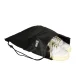 ST. Right Shoe and Gym Bag SO1 Shiny Snake, Black