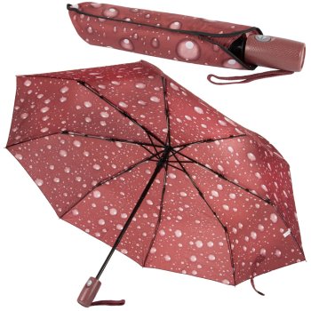 Women's Automatic Folding Umbrella, Windproof & Compact for Travel