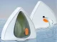 Double-Sided Magnetic Window Cleaner with Safety Cord, White