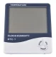 Weather station clock thermometer