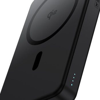 Baseus Airpow II 10000mAh Qi2 Power Bank with MagSafe 22.5W with Baseus Simple Series USB-C Cable - USB-C 20V/3A (30cm)...