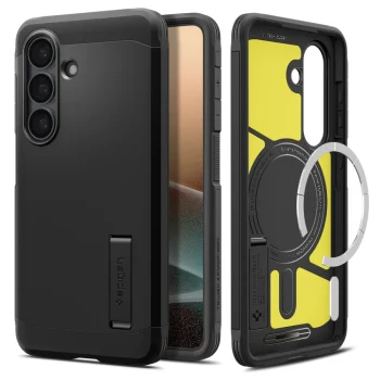 Spigen Samsung Galaxy S26 Case Tough Armor Mag MagSafe, Black