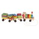 Educational Wooden Toy Puzzle Sorter, Train with wagons