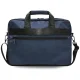 BMW Nylom Pockets & Metal Logo 16\" Laptop Bag - Navy Blue