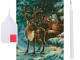Diamond Embroidery Kit Christmas Reindeer 5D, 30x40 cm