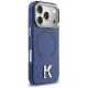 Karl Lagerfeld IML K Head Logo MagSafe Case for iPhone 17 Pro, Blue