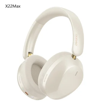 Dudao X22 Max Wireless On-Ear Bluetooth Headphones with ANC - Beige