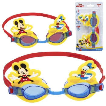 Bestway Mickey Deluxe Kids Swimming Goggles, Blue