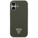 Guess Silicone Triangle Logo MagSafe Phone Case Cover iPhone 17 - Green