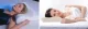 Ergonomic Memory Foam Pillow, 46x28 cm, Ecru
