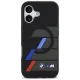 BMW M IML Metal Buttons Tricolor Lines MagSafe Case for iPhone 17, Black