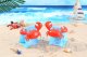 Kids Inflatable Swimming Safety Arm Rings Water Armbands, Crab