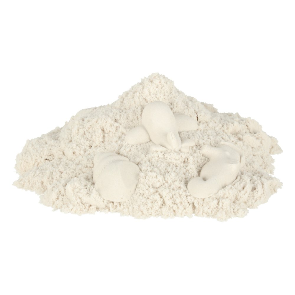 Kinetic sand 1 kg in bag, white (1)