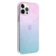Guess iPhone 12 Pro Max Case 4G 3D Pattern, Blue/Pink