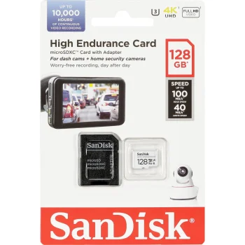 SanDisk High Endurance 128GB microSDXC Memory Card SDSQQNR-128G-GN6IA