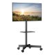 Perlesmith PSTVMC06 Mobile TV Stand with Wheels 23-60\"