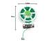Garden Wire with Cutter for Plant Tying (20m, Green)