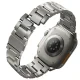 Uniq Osta Strap Case for Apple Watch 42/44/45/ 49mm Series 1/2/3/4/5/6/7/8/SE/SE2/Ultra Stainless Steel Silver/Titanium...