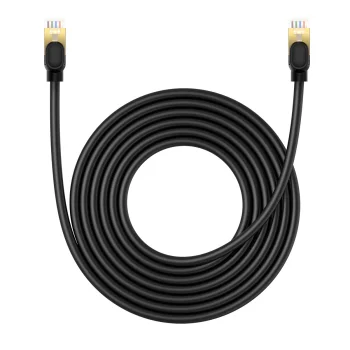 Baseus High Speed Cat 8 40 Gb/s Ethernet cable 5 m - black