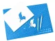 A3 Double-Sided Self-Healing Cutting Mat, Blue