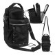 Magnetic Gym Bag Trizand 4.5L Fitness Organizer, Black