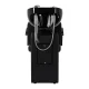 Hairdresser Washing Unit Hair System Edge Noir with Chair, Black