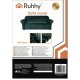 Ruhhy Sofa Cover 190-230 cm, Dark Green
