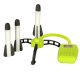 Foam rocket launcher with 3 LED lights