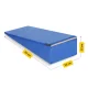 4FIZJO Rehabilitation and Massage Wedge 54x22x12 cm, Blue