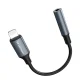 Wozinsky WALJ-01 Lightning to 3.5mm Mini Jack Audio Adapter, Black