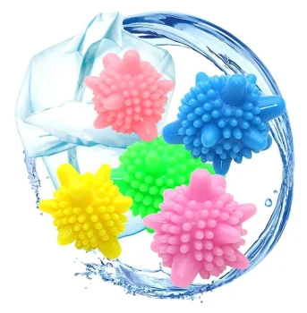 Laundry Softening Balls, Set of 5 pcs, Ø 4.5 cm, Mixed Colours