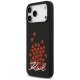 Karl Lagerfeld Silicone Heart Sign Logo MagSafe Phone Case Cover iPhone 17 Pro Max - Black