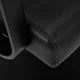 Gabbiano Porto Hairdressing Chair with Black Base, Black