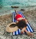 Trizand Picnic Beach Folding Mat 190x66cm, Blue